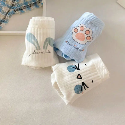 Boys' Soft Cotton Underwear Set – Cute Animal Prints & Comfy Fit