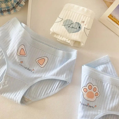 Boys' Soft Cotton Underwear Set – Cute Animal Prints & Comfy Fit